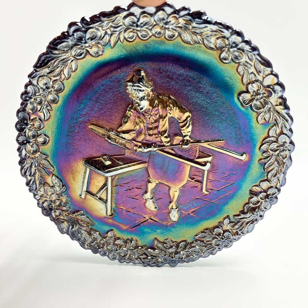 Fenton - Vintage (1970s) Carnival Art Glass Plate. NOT FOR FOOD USE!!! - Picture 8 of 17